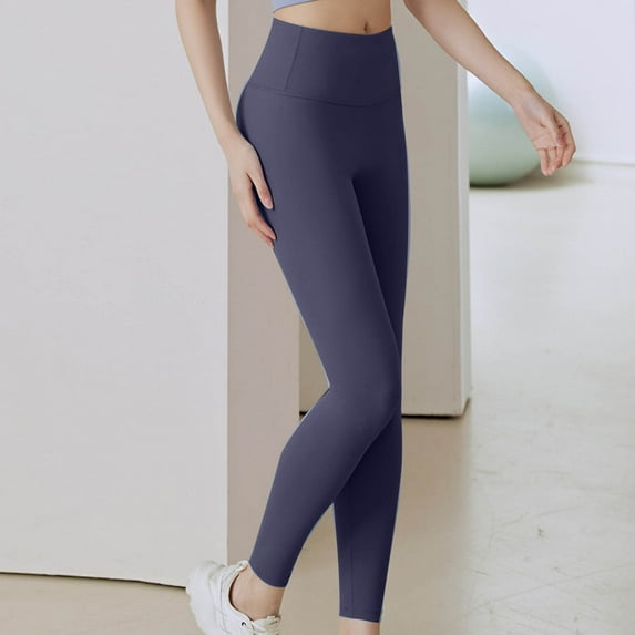 Black*Friday Clearance Items under $5 GaThRRgYP Yoga Pants for Women Loose,Women's Super High Waist Yoga Pants Fitness Running Training Stretchy Quick Dry Skinny Exercise Pants Blue XL