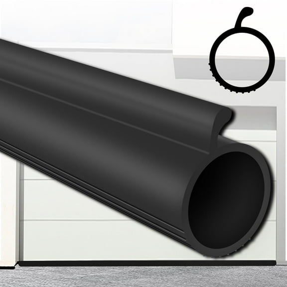 Gaahing 0.19" P-Bulb Garage Door Bottom Seal Strip - Replacement Impact Buffer Weatherstripping, Fits Single Track Overhead Door