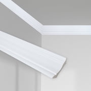Gaahing 12 Pack Ceiling Crown Molding Trim for Home Decor, 56.7" Long x 3.6" Face