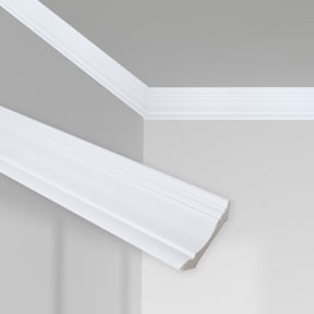 Gaahing 12 Pack Ceiling Crown Molding Trim for Home Decor, 56.7" Long x 3.6" Face