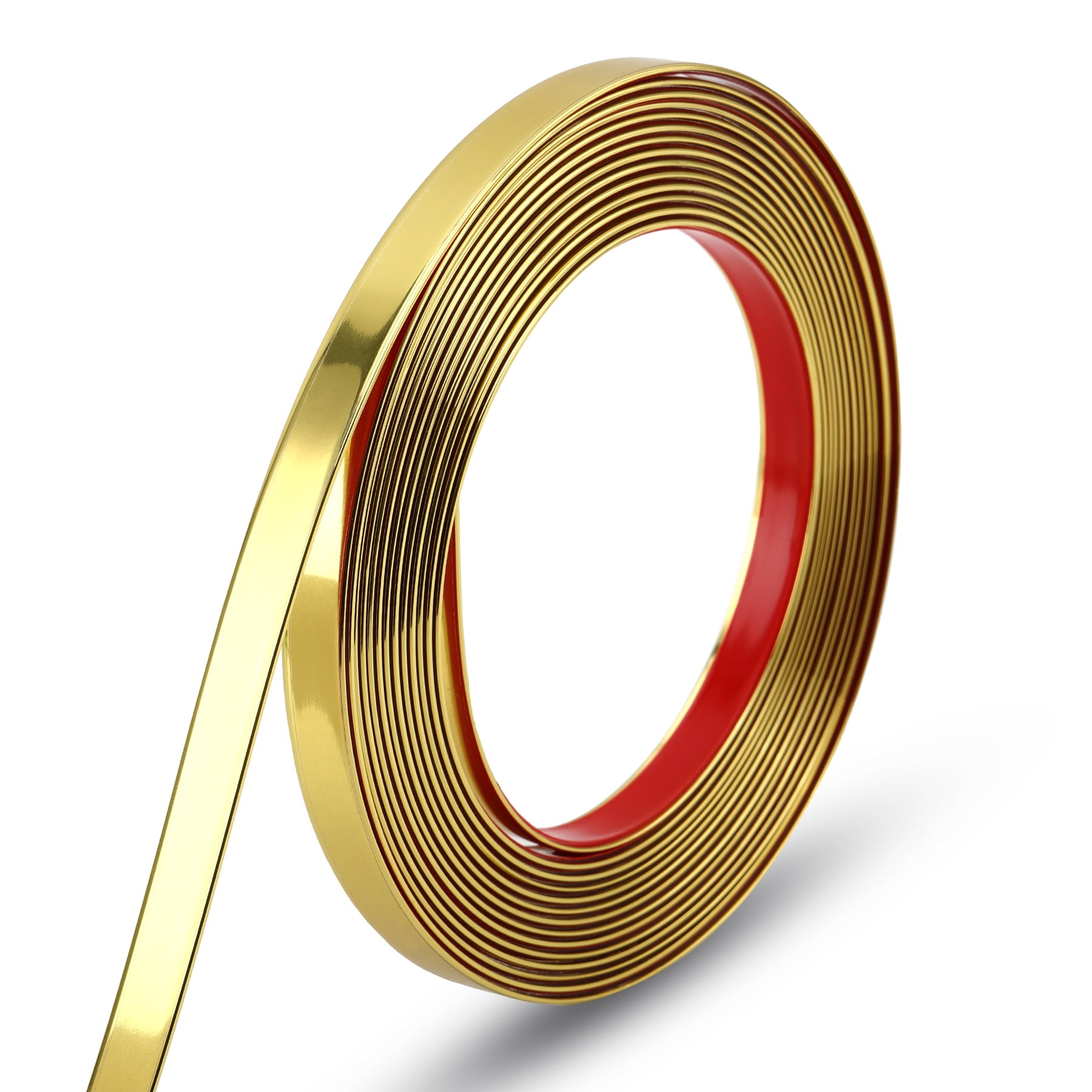 Gaahing 196.8" x 0.5" Shiny Gold Molding & Wall Trim, Flexible Peel and ...
