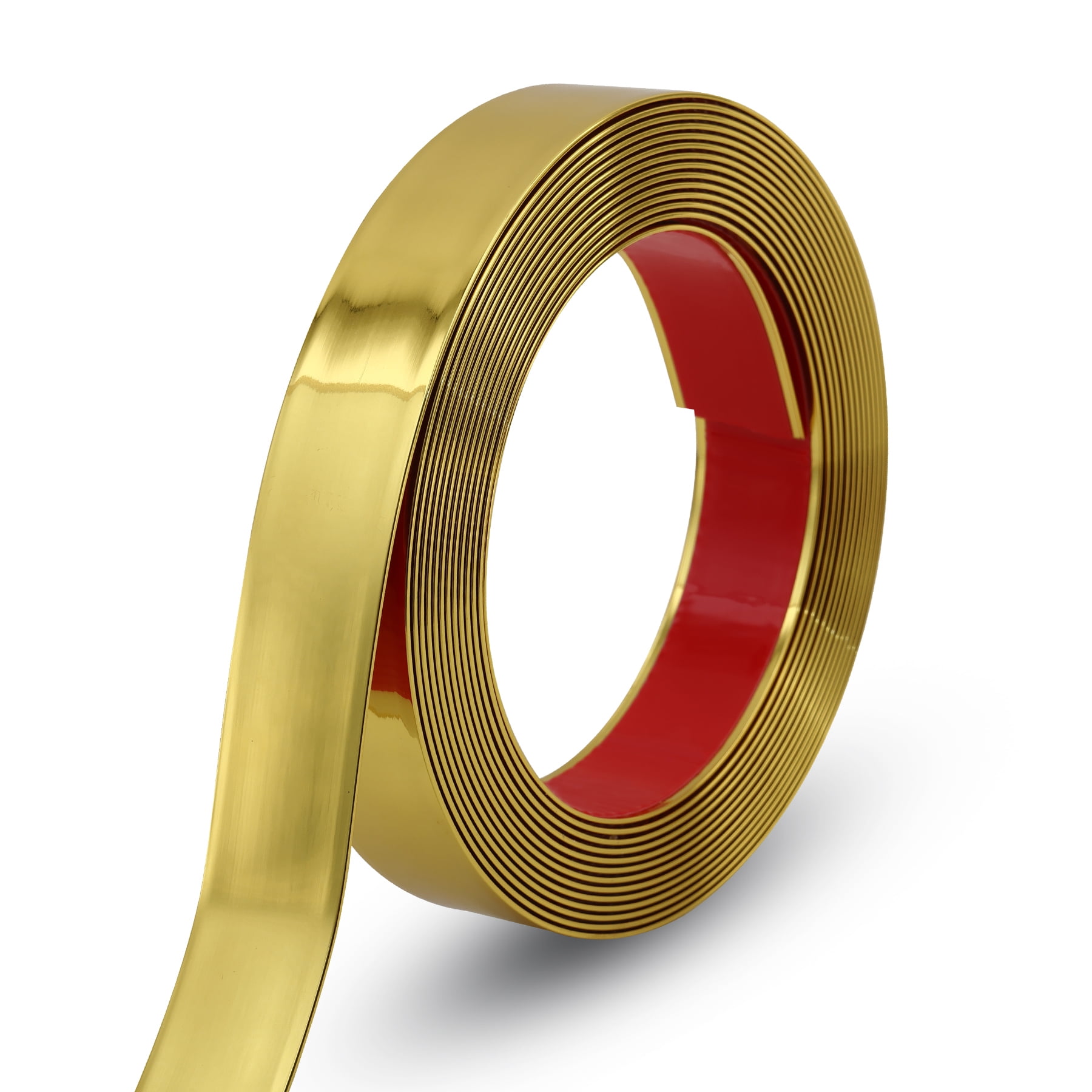 Gaahing 196.8" x 1.5" Shiny Gold Molding & Wall Trim, Flexible Peel and ...