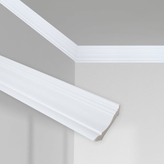 Gaahing 6 Pack Ceiling Crown Molding Trim for Home Decor, 56.7" Long x 3.6" Face