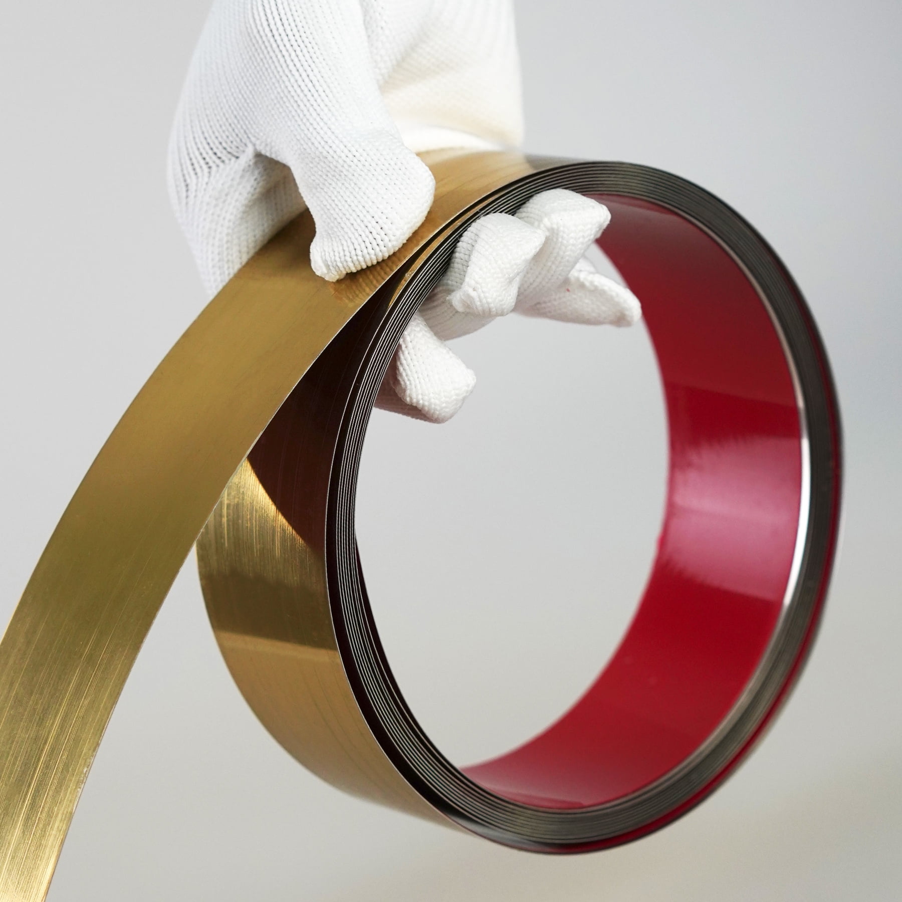 Gaahing Shiny Gold Peel and Stick Metal Trim, Flexible Stainless Steel ...