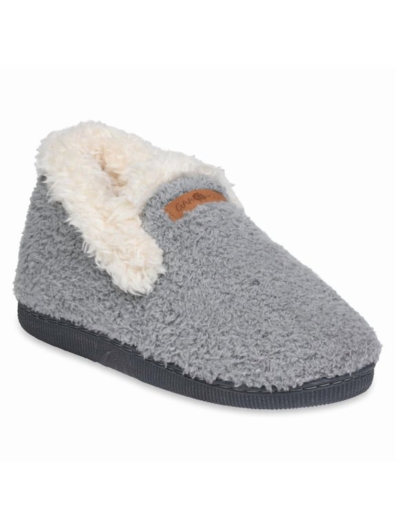 u Women's Faux Shearling Lined Fleece Memory Foam Slipper Boot Size 5-10