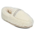 thumbnail image 1 of Gaahuu womens berber tape trimmed memory foam mocassin slipper, 1 of 5