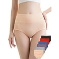 thumbnail image 1 of GaaiKei Women's High Waisted Underwear Breathable Mesh Briefs Panties Pack of 6, Size 6, 1 of 6