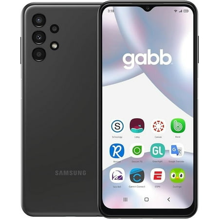 Gabb Phone 3 Pro 32 GB Smart Phone for Kids or Teens- Black, Made by Samsung, GPS Tracker, No Internet, No Social Media, Safe Apps, First Phone, 30 Activation Fee