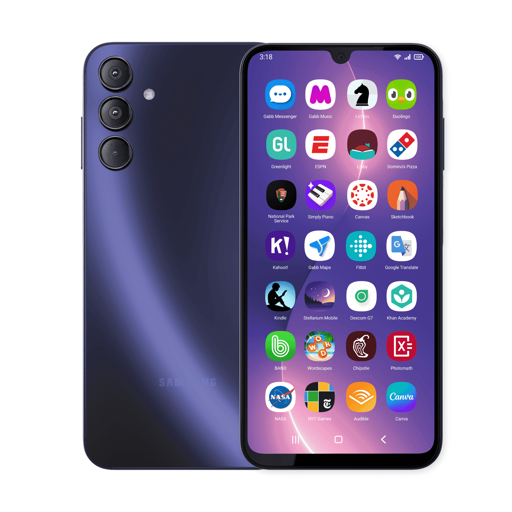 Gabb Phone 4 Pro - Teen Smartphone, GPS Tracker, Parental Controls, No Social Media, No Internet, Dark Blue