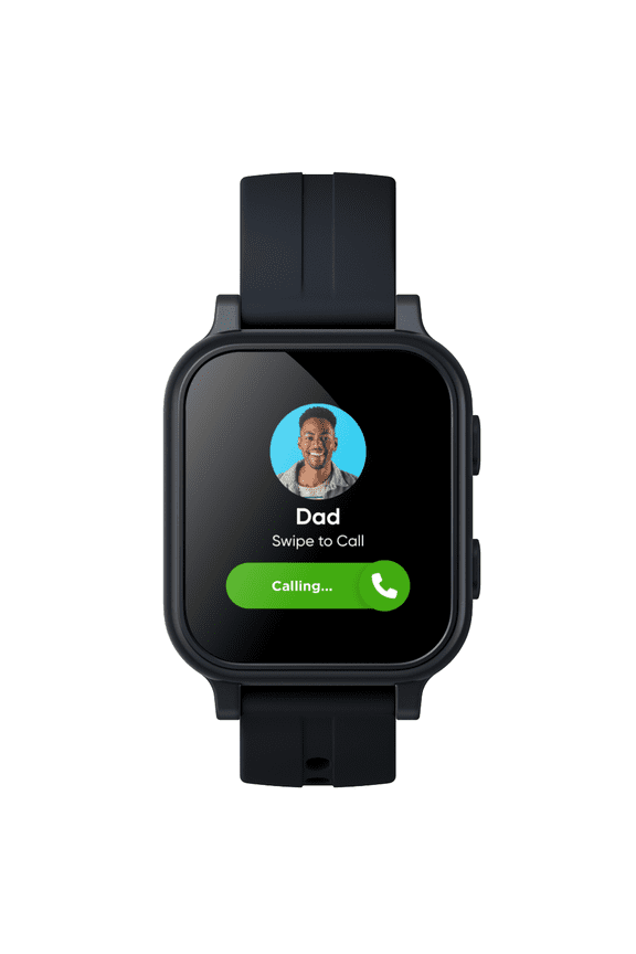 Watch 3e Smart Watch for Kids with GPS Tracker, Unlimited Call and Text, Parental Controls, Monthly Subscription, Dark Gray