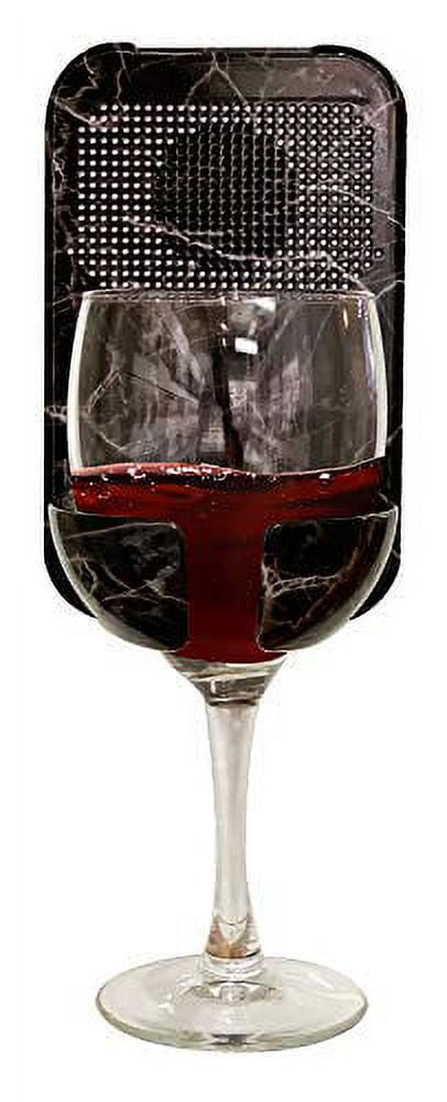 Gabba Goods Premium Bluetooth 5.0 Wireless Portable Shower/Bath Water Resistant Wine Glass Holder & Speaker with Built in Microphone