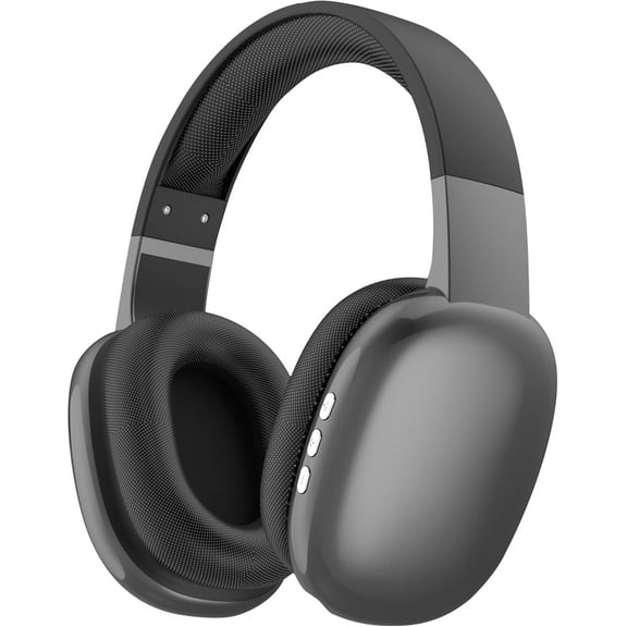 Gabba Goods Wireless Over Ear Bluetooth Headphones with Microphone - Wireless Headset -Noise Reduction - Bluetooth, Wired,Built in Micro SD for Travel, Home, Work TV,PC,Gaming,Cellphone (Black)