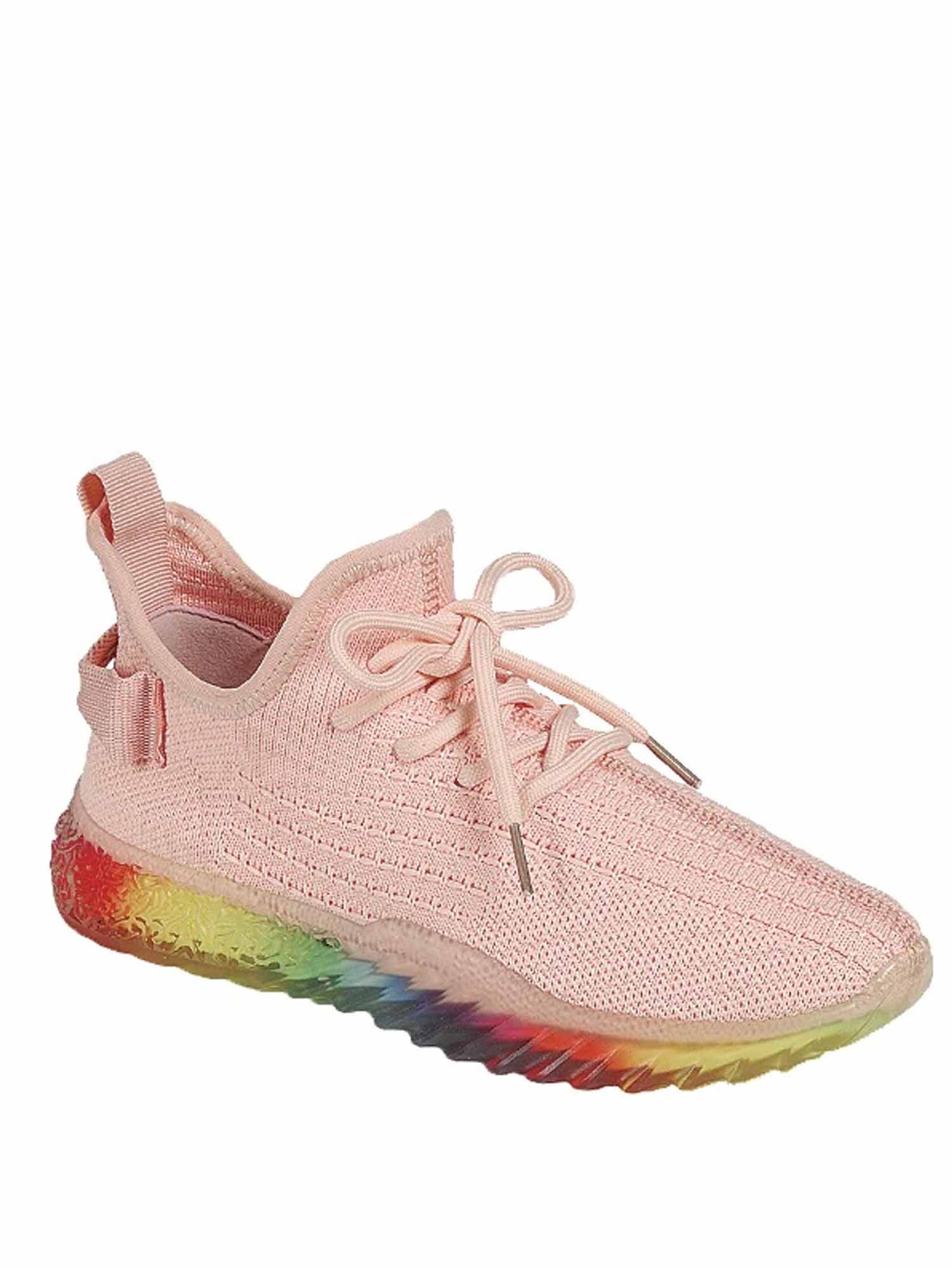 Nike rainbow bottom shoes sale