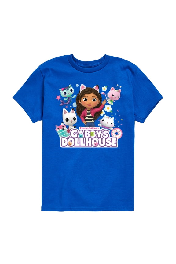 - Gabbys Dollhouse Group - Youth Short Sleeve Graphic T-Shirt