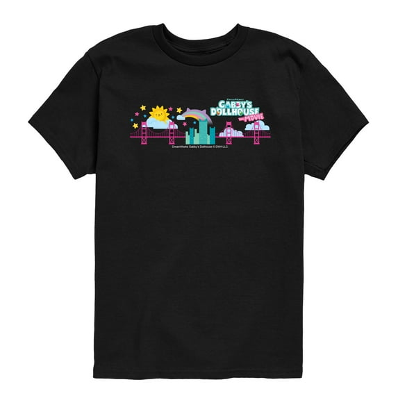 Gabby's Dollhouse - Gdbm Chest Hit - Youth Boys Short Sleeve Graphic T-Shirt