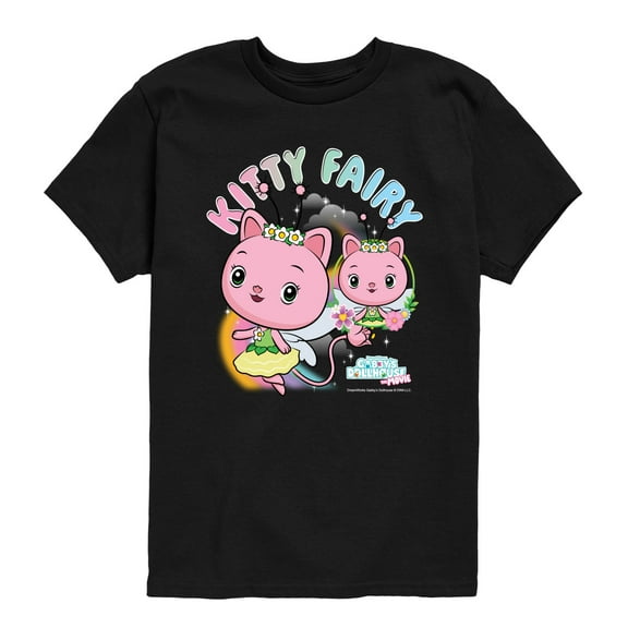 Gabby's Dollhouse - Kitty Fairy Tee - Youth Boys Short Sleeve Graphic T-Shirt