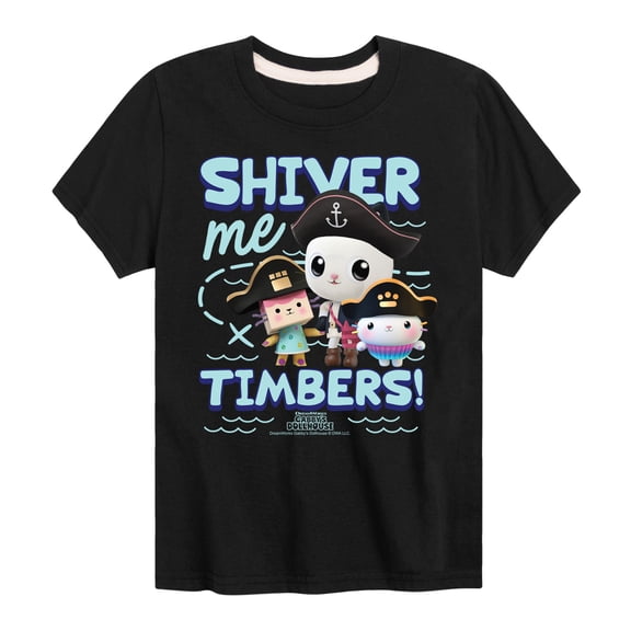 Gabby's Dollhouse - Shiver Me Timbers Short Sleeve Graphic T-Shirt