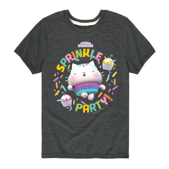 Gabby'S Dollhouse - Sprinkle Party - Youth Short Sleeve Graphic T-Shirt