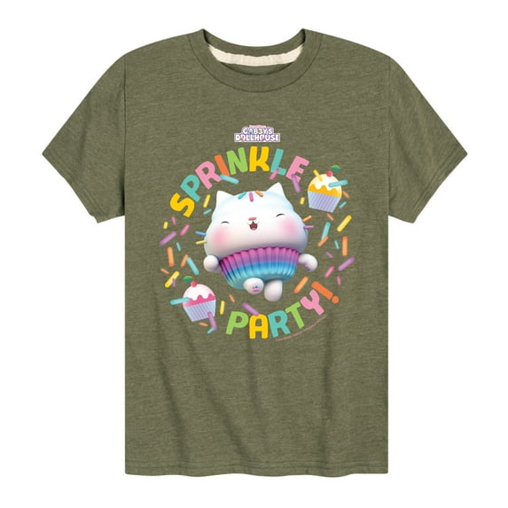 Gabby'S Dollhouse - Sprinkle Party - Youth Short Sleeve Graphic T-Shirt