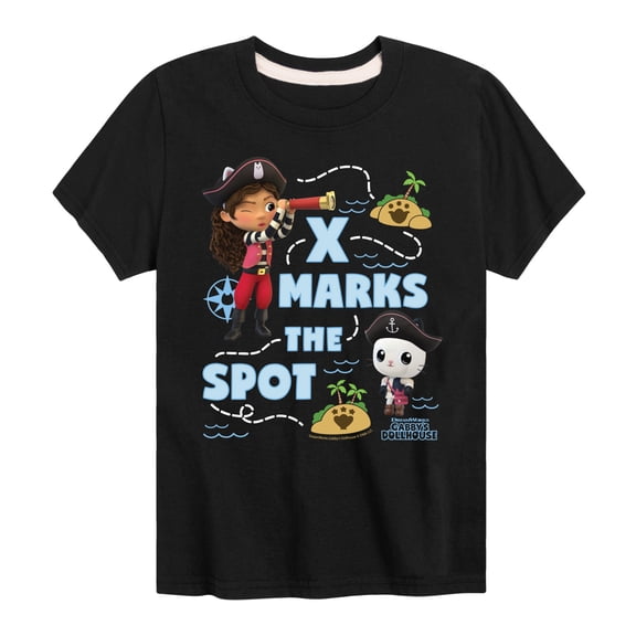 Gabby's Dollhouse - X Marks The Spot Short Sleeve Graphic T-Shirt