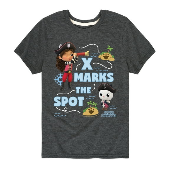 Gabby'S Dollhouse - X Marks The Spot - Youth Short Sleeve Graphic T-Shirt