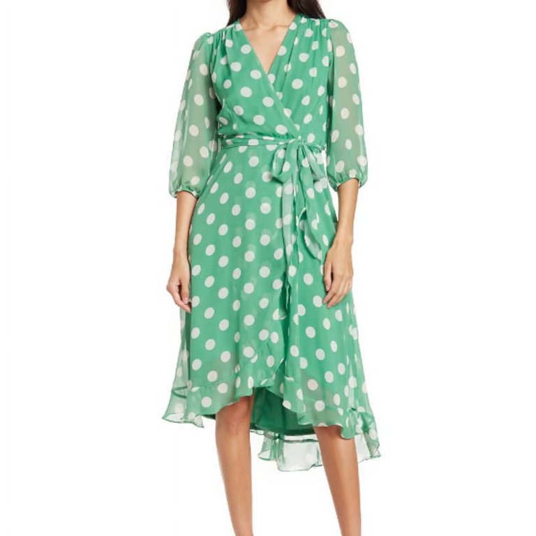 green emerald velvet dress Gabby dress main image 0
