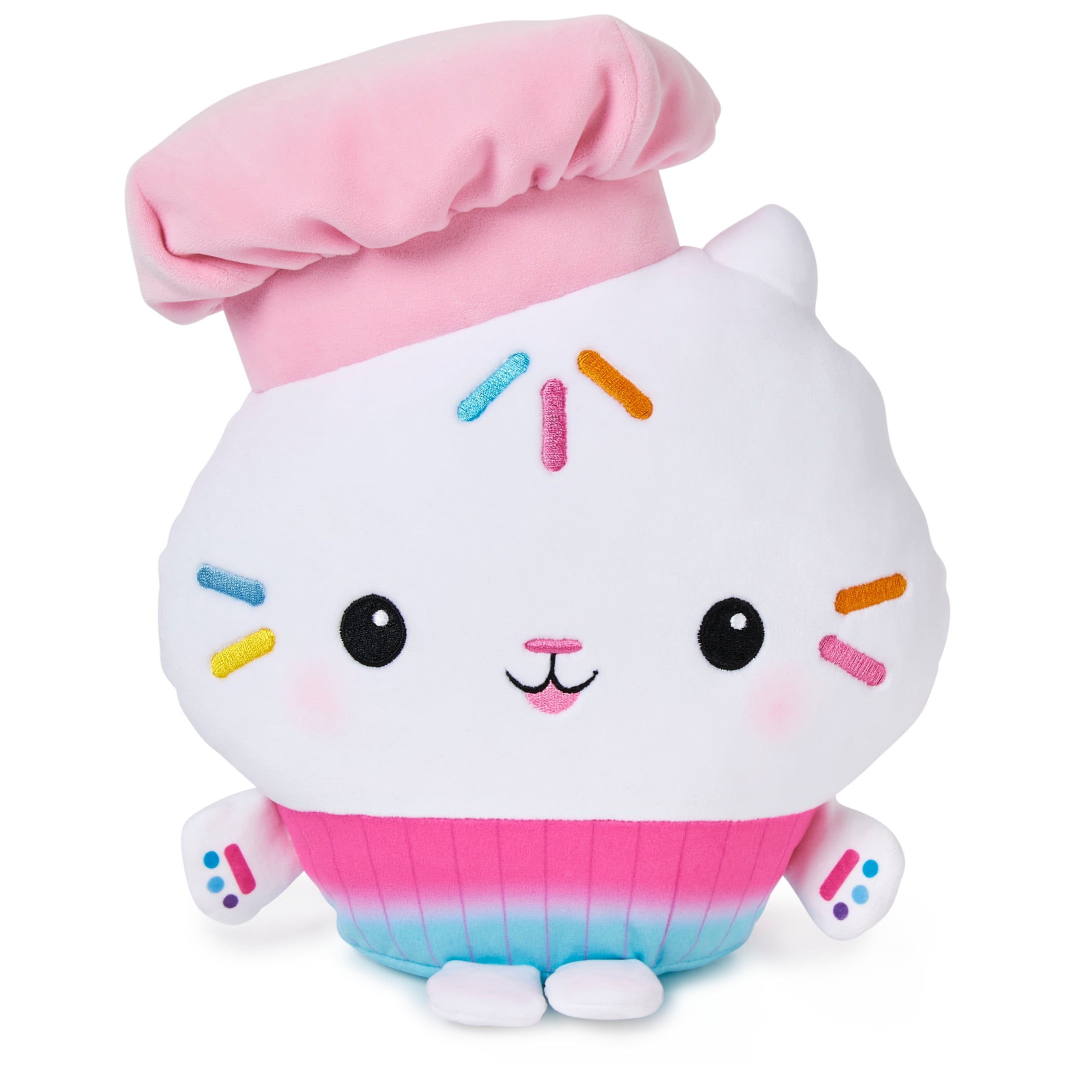 Gabby’s Dollhouse, 14-inch Cakey Cat Huggable Plush