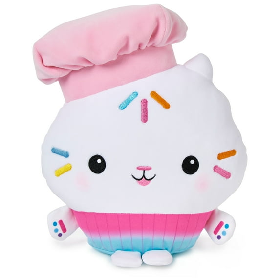Gabby’s Dollhouse, 14-inch Cakey Cat Huggable Plush