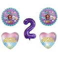 thumbnail image 1 of Gabby's Dollhouse 2nd Second Birthday Party Balloons Decorations Cats Purple, 1 of 1