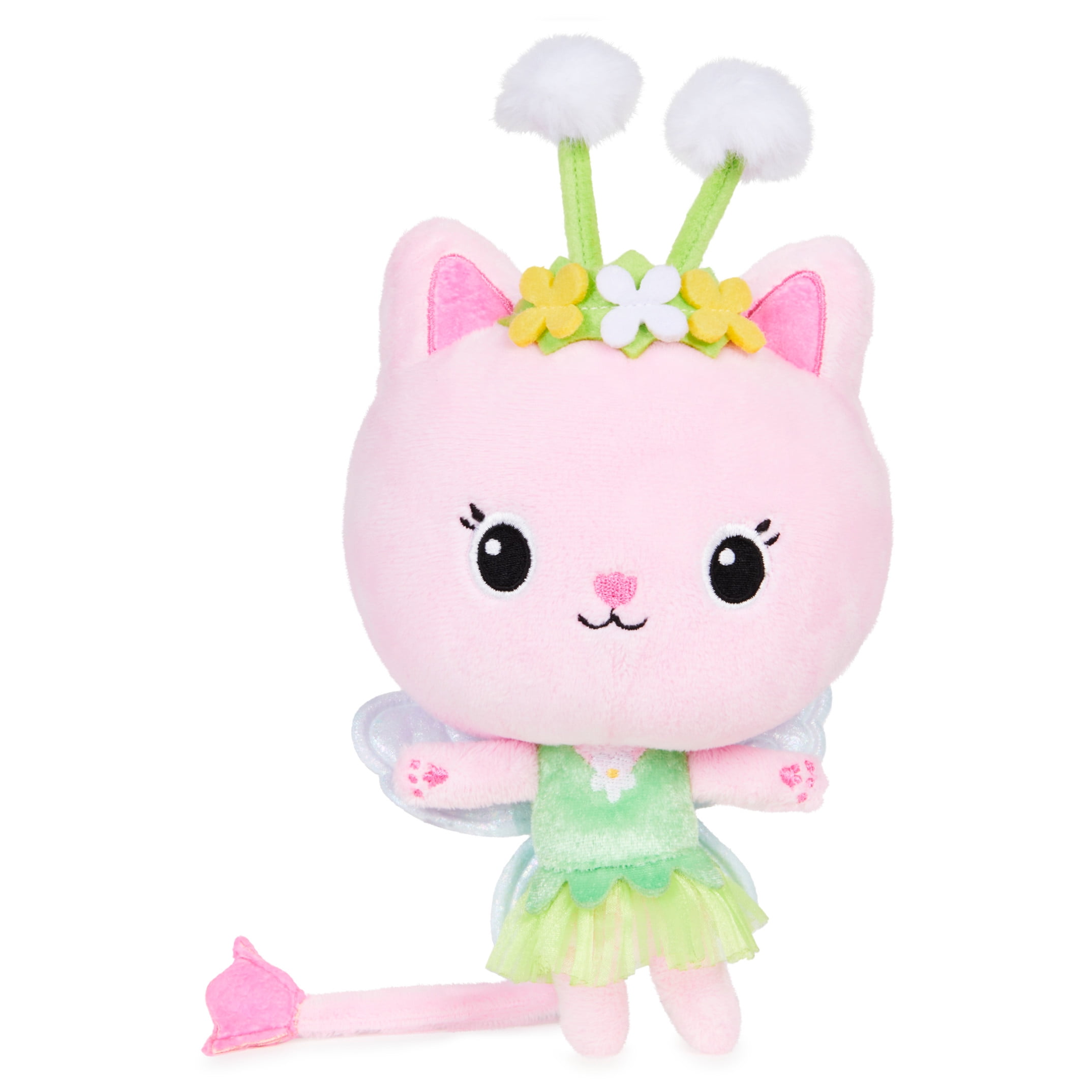 Gabby’s Dollhouse, 7-inch Kitty Fairy Purr-ific Plush Toy