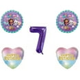 thumbnail image 1 of Gabby's Dollhouse 7th Seventh Birthday Party Balloons Decorations Cats Purple, 1 of 1