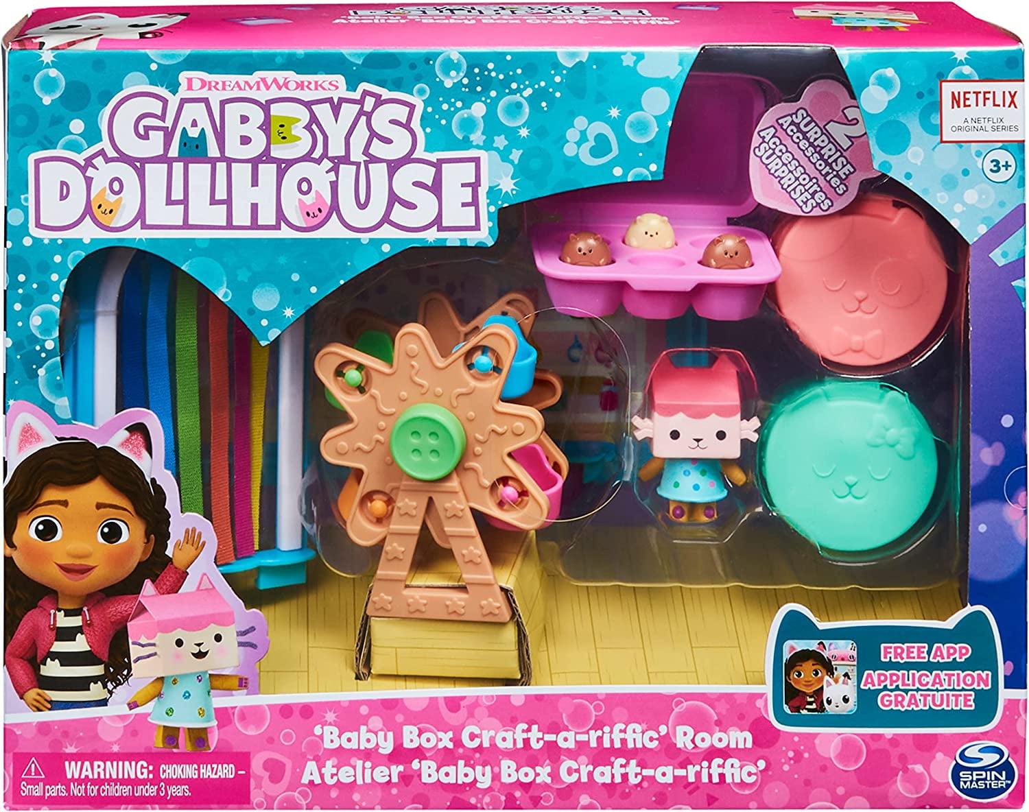 Gabby Dollhouse Mini Playdoh Box Gabby Dollhouse Birthday -  in 2023