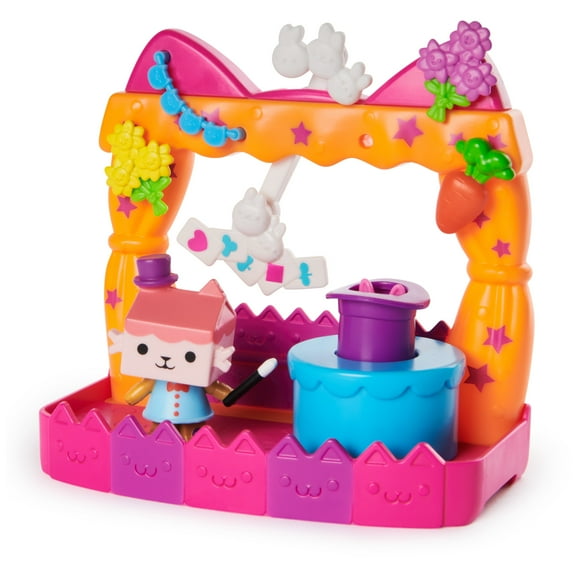 Gabbys Dollhouse, Baby Box Talent Show Balcony Playset with Toy Figures & Accessories