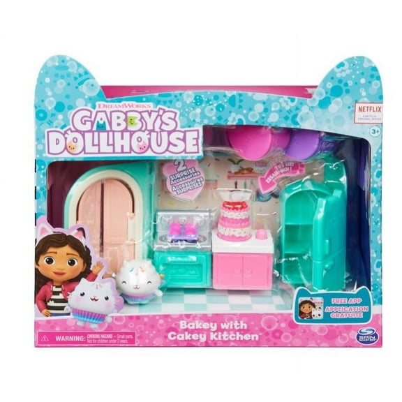 Gabby's Dollhouse Bakey with Cakey Kitchen and Figure