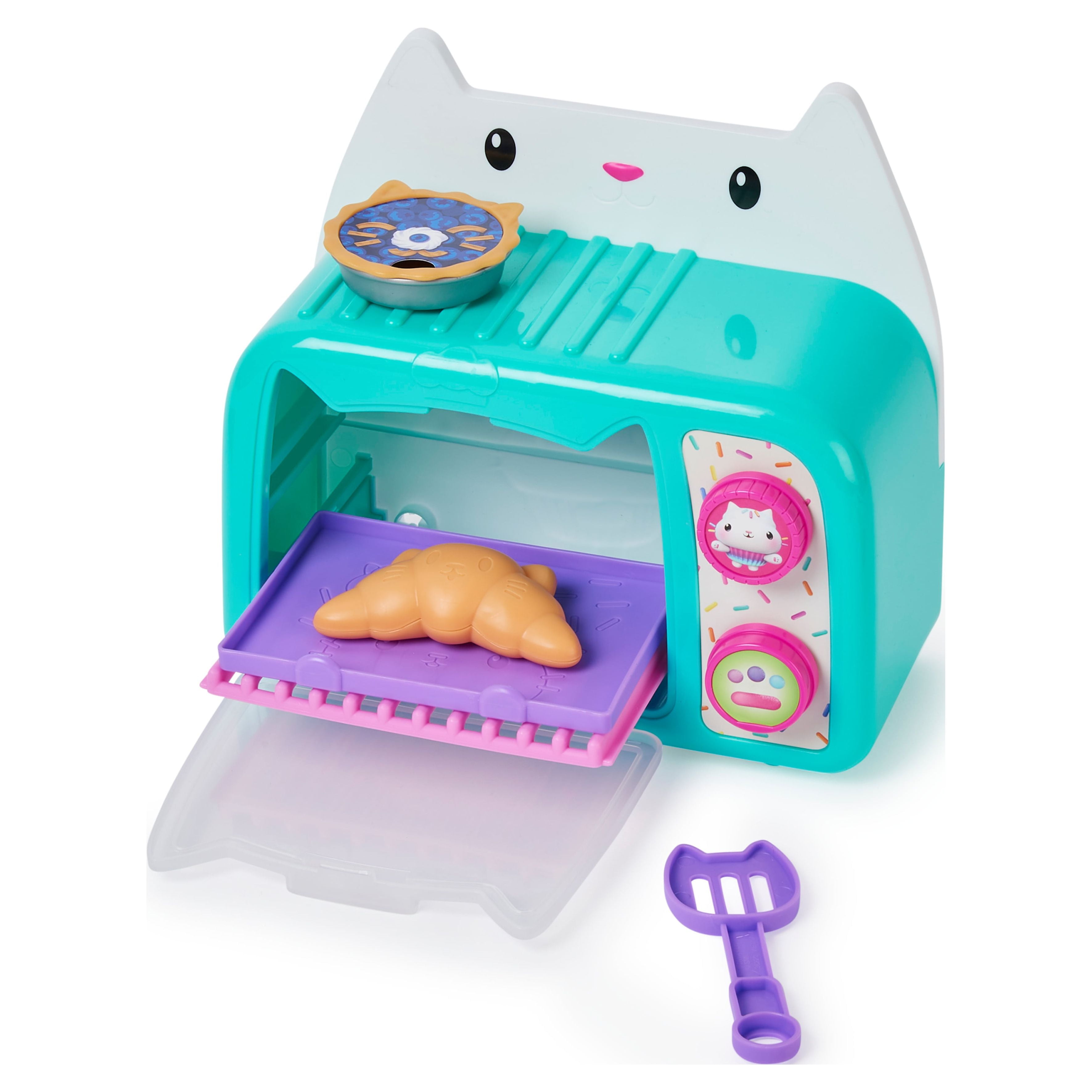 Electronic magic toy oven baking bread rolls muffins sparkling cupcakes  cozy village 