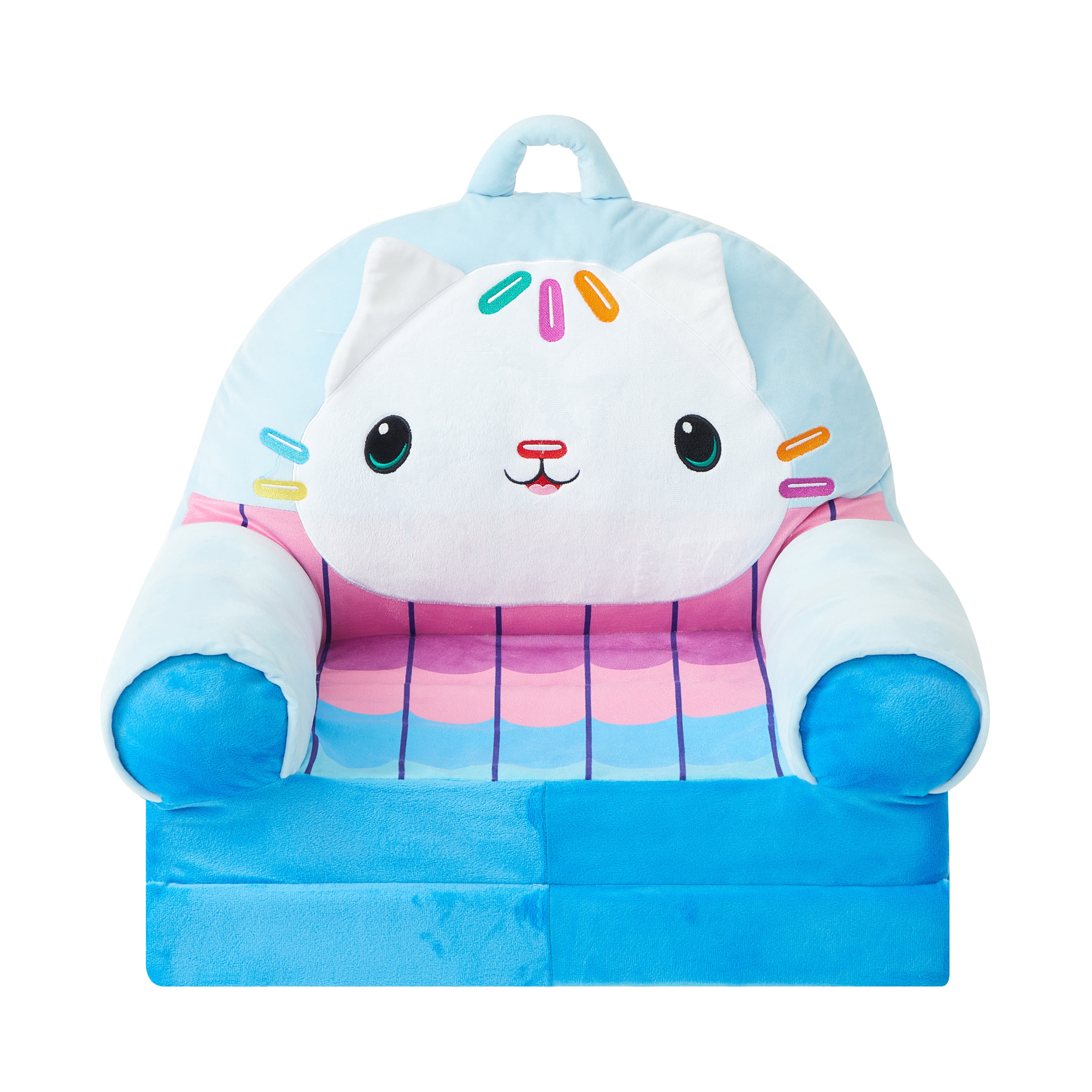 Gabby's Dollhouse Cakey Blue Flip Out Chair 19" in - Walmart.com