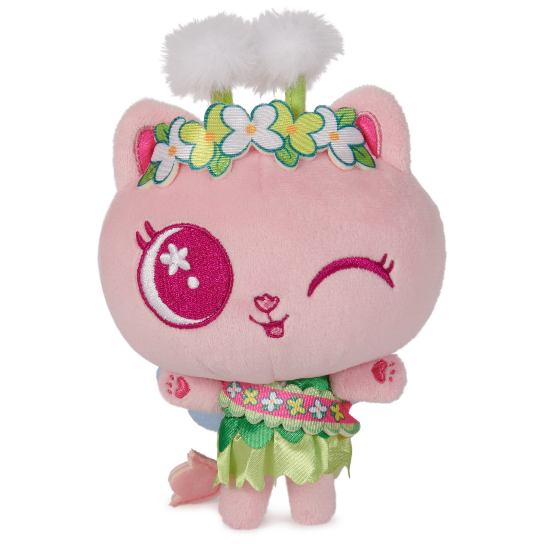 DREAMWORKS GABBY'S DOLLHOUSE, Celebration Series 6-Inch Tall Kitty Fairy Plushies, Stuffed Animal Kids Toys for Girls & Boys Ages 3 and Up