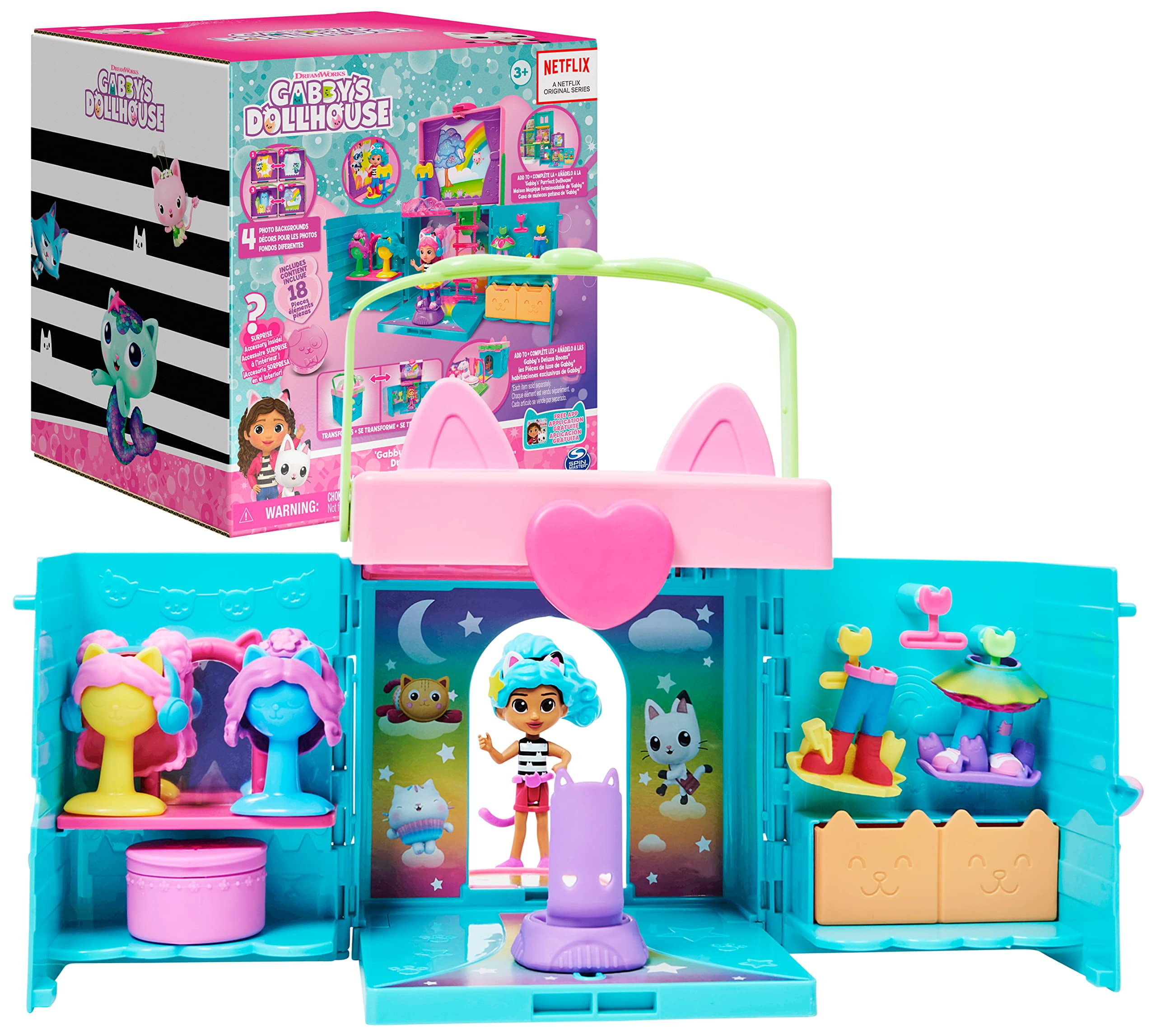 Gabby's Dollhouse Gabby Girl Doll Travel Edition with Accessories Kids Toys  - Macy's