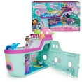 thumbnail interactive-video image 1 of Gabby’s Dollhouse, Gabby Cat Friend Ship Cruise Ship Toy Vehicle Playset, for Kids Age 3 and up, 1 of 13