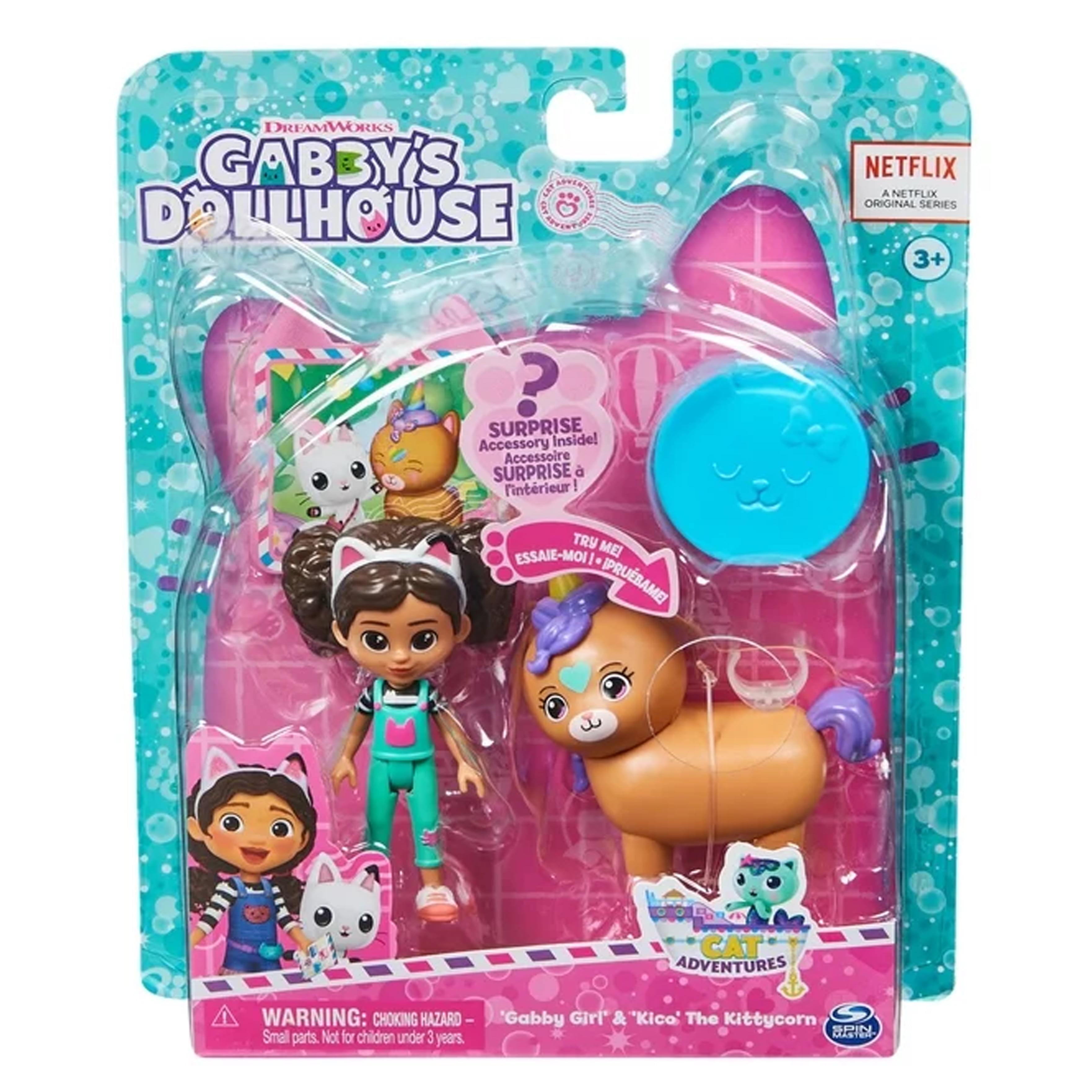 Gabby's Dollhouse, Gabby and Kico the Kittycorn Figures for Kids Ages 3