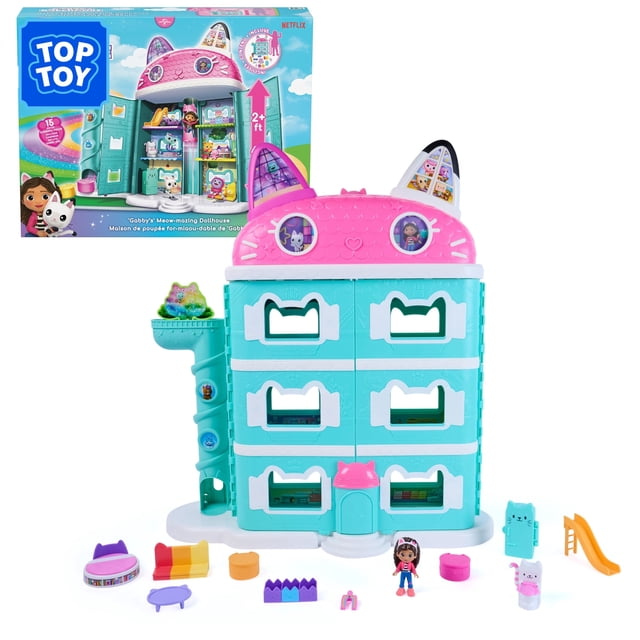 Gabby's Dollhouse Gabby's Meow-mazing Dollhouse, Ages 3+
