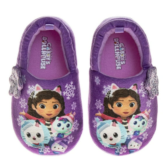 Gabby'S Dollhouse Girls Dual Sizes Slippers. (Toddler Little Kids), Purple, 5 6