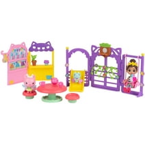Gabby’s Dollhouse Kitty Fairy Garden Party 18-Piece Playset