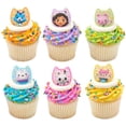 thumbnail image 1 of Gabby's Dollhouse Magical Cupcake Rings, 12ct, 1 of 3