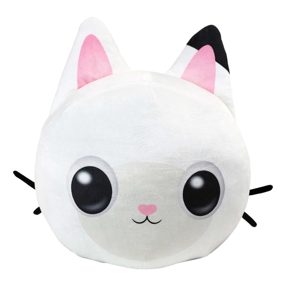 Gabby's Dollhouse Universal Pandy Cat Round Plush Cloud Pillow, Entertainment for Kids