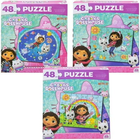 Gabby's Dollhouse Premier Puzzles 3-Pack