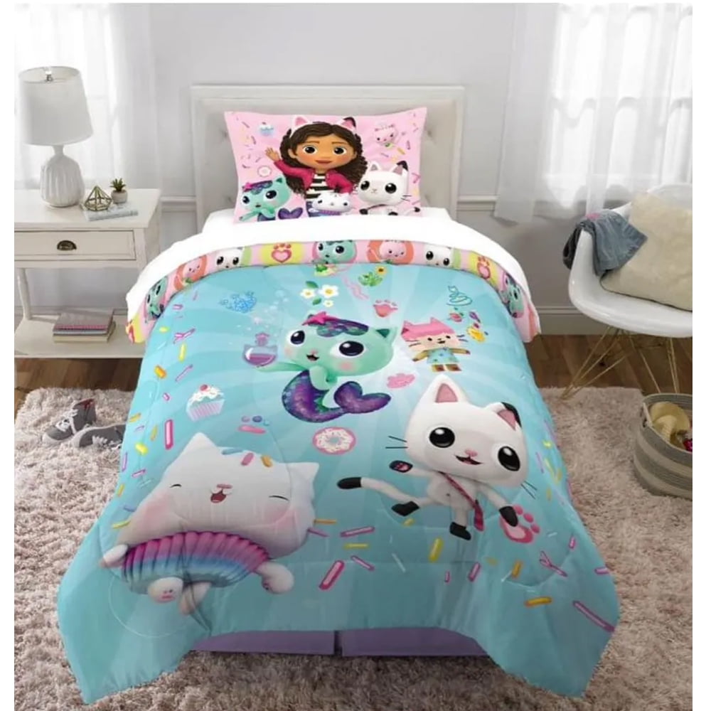 Next Gabby Dollhouse Gabby's Dollhouse Toddler Nap Mat - 24x45" Plush With Pillow & Blanket (Official DreamWorks) Gabbys Dollhouse Clothes