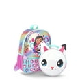 thumbnail interactive-video image 1 of Gabby's Dollhouse Toddler 14" Backpack & Lunch Set, Rainbow, 1 of 5