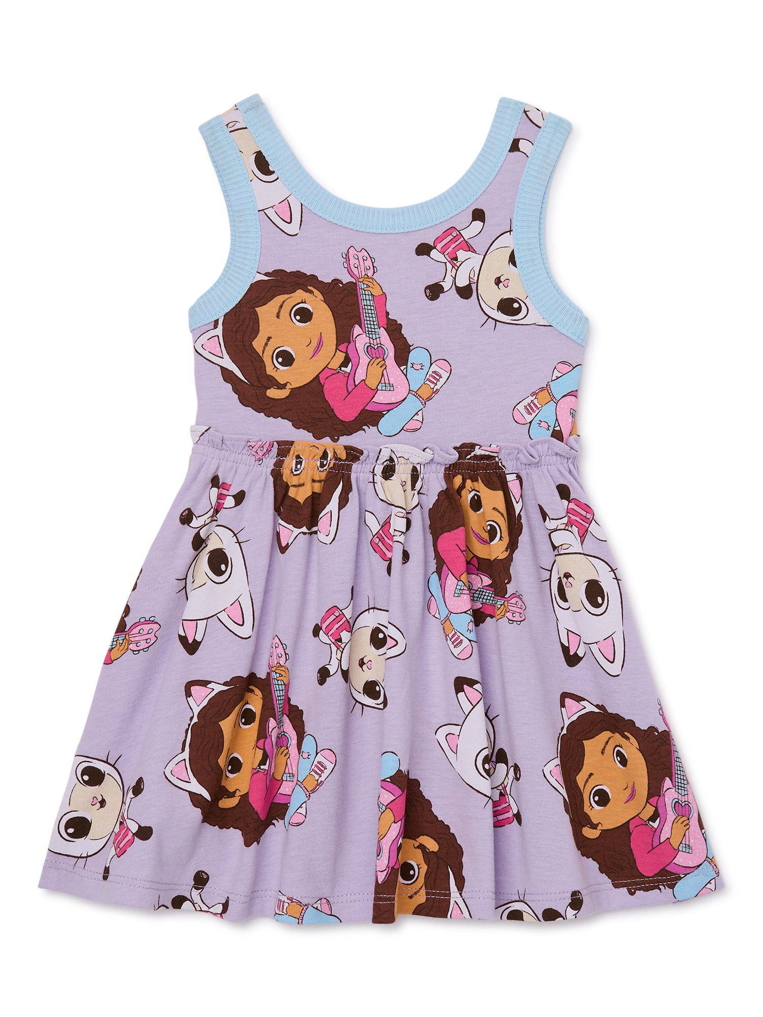 Gabby's Dollhouse Toddler Girls Tank Dress, Sizes 12M-5T - Walmart.com