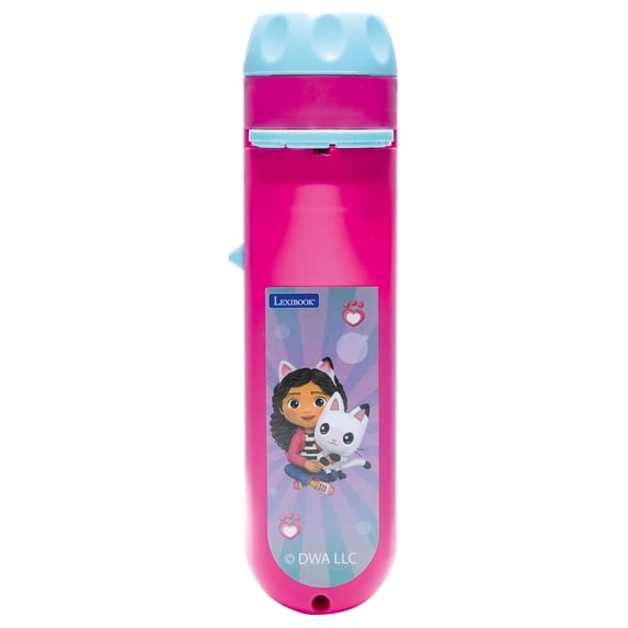 Lexibook Gabby's Dollhouse Story Projector and Torch with 3 Discs, 24 Images, Pink/Blue